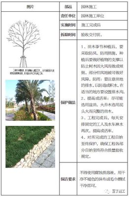 園林綠化工程施工中的成品保護標準、時間與做法